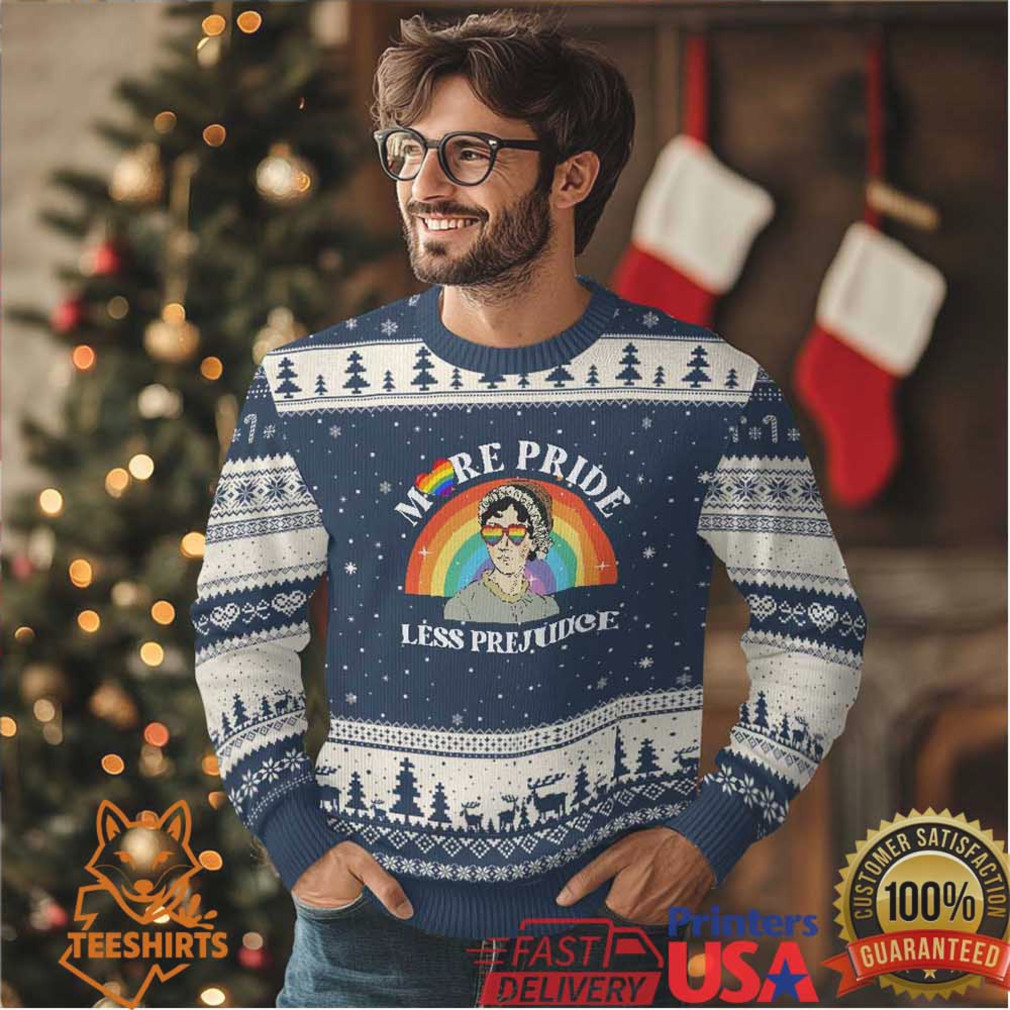 Gay Pride Ugly Christmas Sweater More Pride Less Prejudice LGBT Pride Month Gay Pride Ugly Christmas Sweater More Pride Less Prejudice LGBT Pride Month