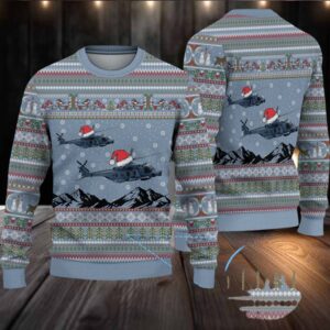 German Navy SEA TIGER Christmas Knitted Sweater