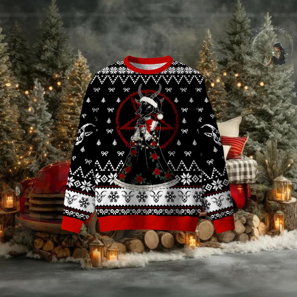 Goat Demon Ugly Christmas Sweatshirt Goat Demon Ugly Christmas Sweatshirt