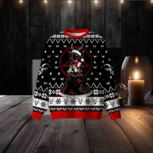 Goat Demon Ugly Christmas Sweatshirt