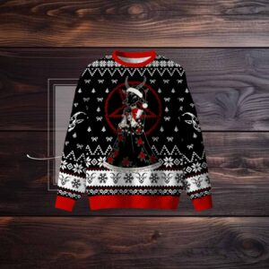 Goat Demon Ugly Christmas Sweatshirt