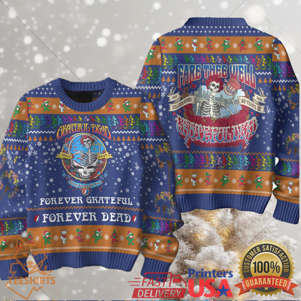 Grateful Dead Forever Grateful Forever Dead Ugly Christmas Sweater Grateful Dead Forever Grateful Forever Dead Ugly Christmas Sweater