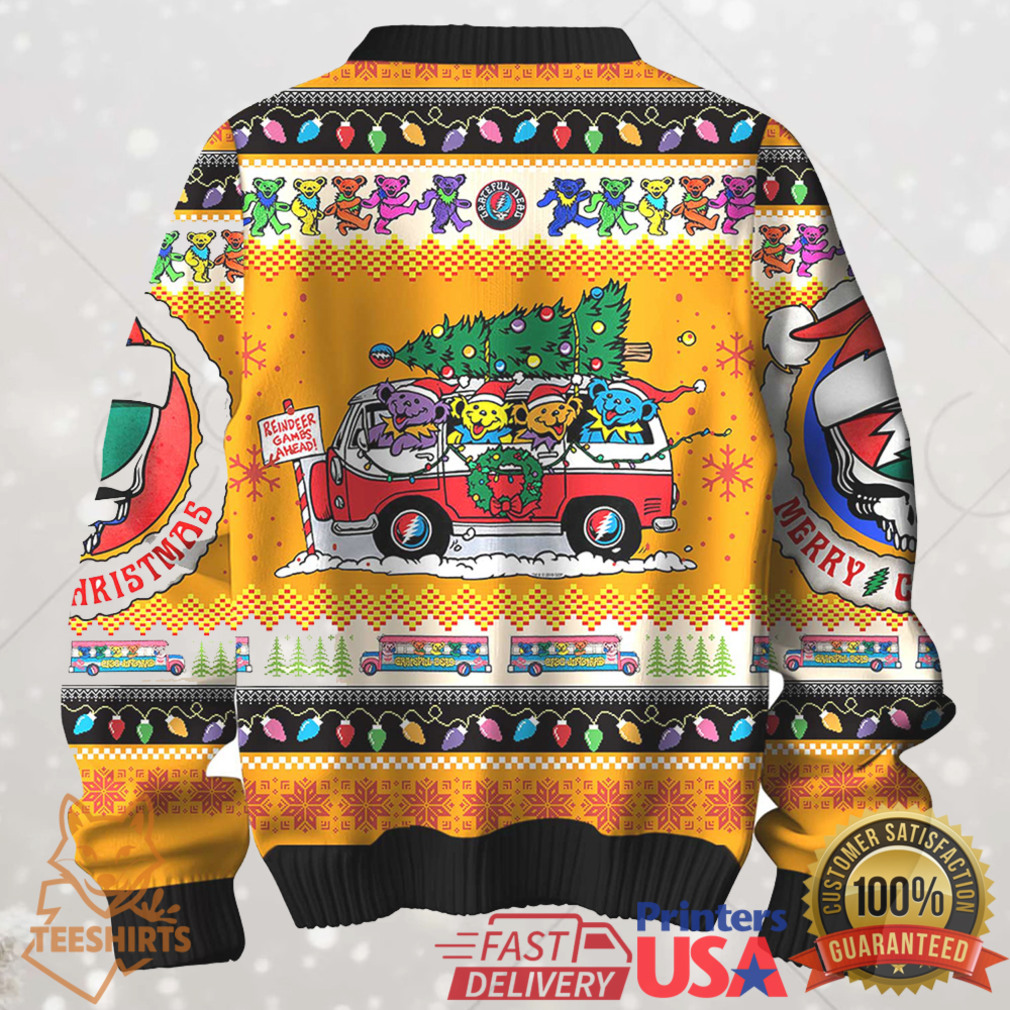 Grateful Dead Have A Grateful Christmas Ugly Sweater Grateful Dead Have A Grateful Christmas Ugly Sweater