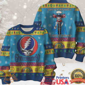Grateful Dead Keep On Truckin' Ugly Christmas Sweater