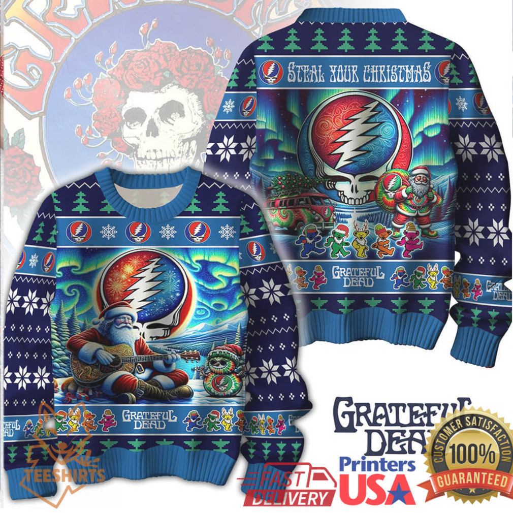 Grateful Dead Steal Your Christmas Ugly Sweater Grateful Dead Steal Your Christmas Ugly Sweater