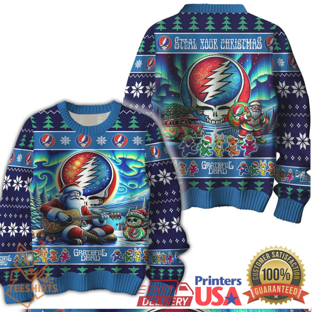 Grateful Dead Steal Your Christmas Ugly Sweater Grateful Dead Steal Your Christmas Ugly Sweater