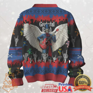 Grateful Dead Steal Your Face & Dancing Bears Ugly Christmas Sweater