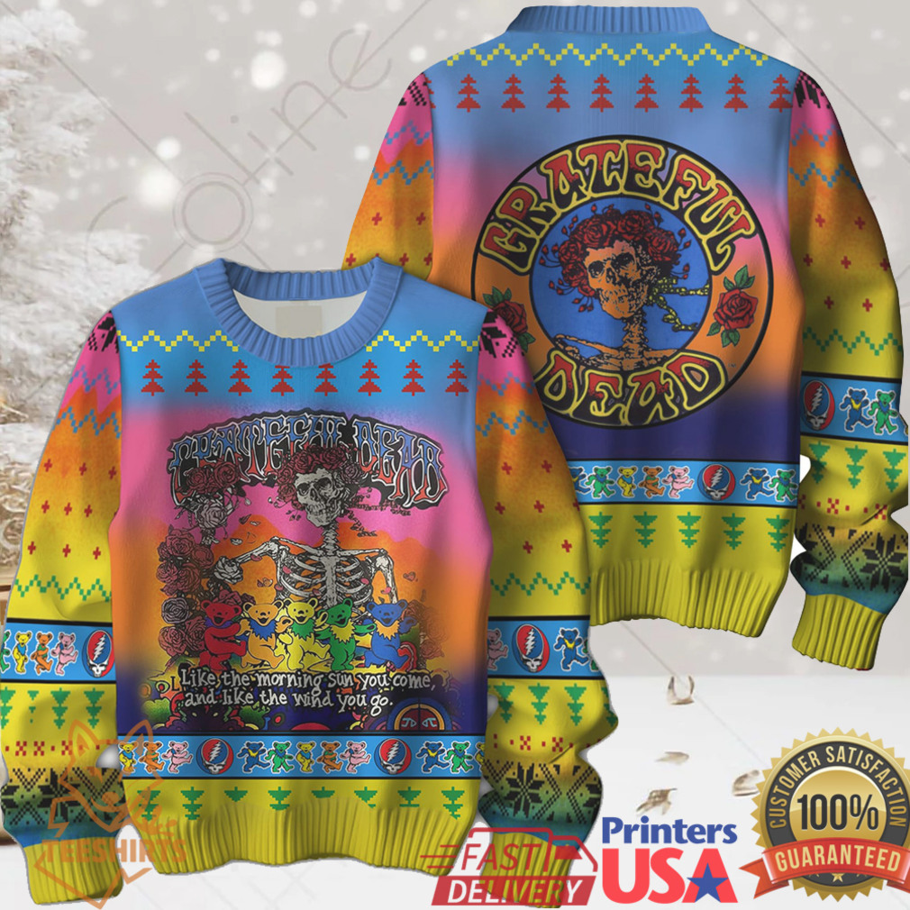 Grateful Dead The Dancing Bears Christmas Season’s Greetings Ugly Sweater Grateful Dead The Dancing Bears Christmas Season’s Greetings Ugly Sweater