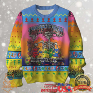 Grateful Dead The Dancing Bears Christmas Season's Greetings Ugly Sweater