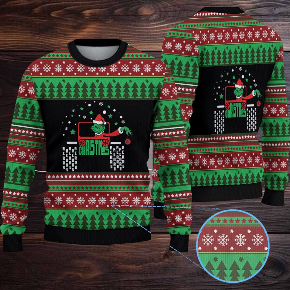 Grinch Jp Christmas Knitted Sweater Grinch Jp Christmas Knitted Sweater