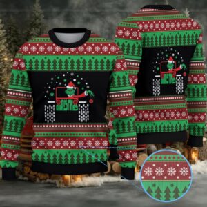 Grinch Jp Christmas Knitted Sweater