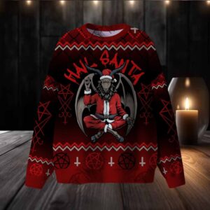 Hail Santa Ugly Sweatshirts