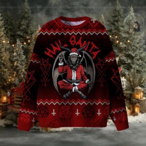 Hail Santa Ugly Sweatshirts