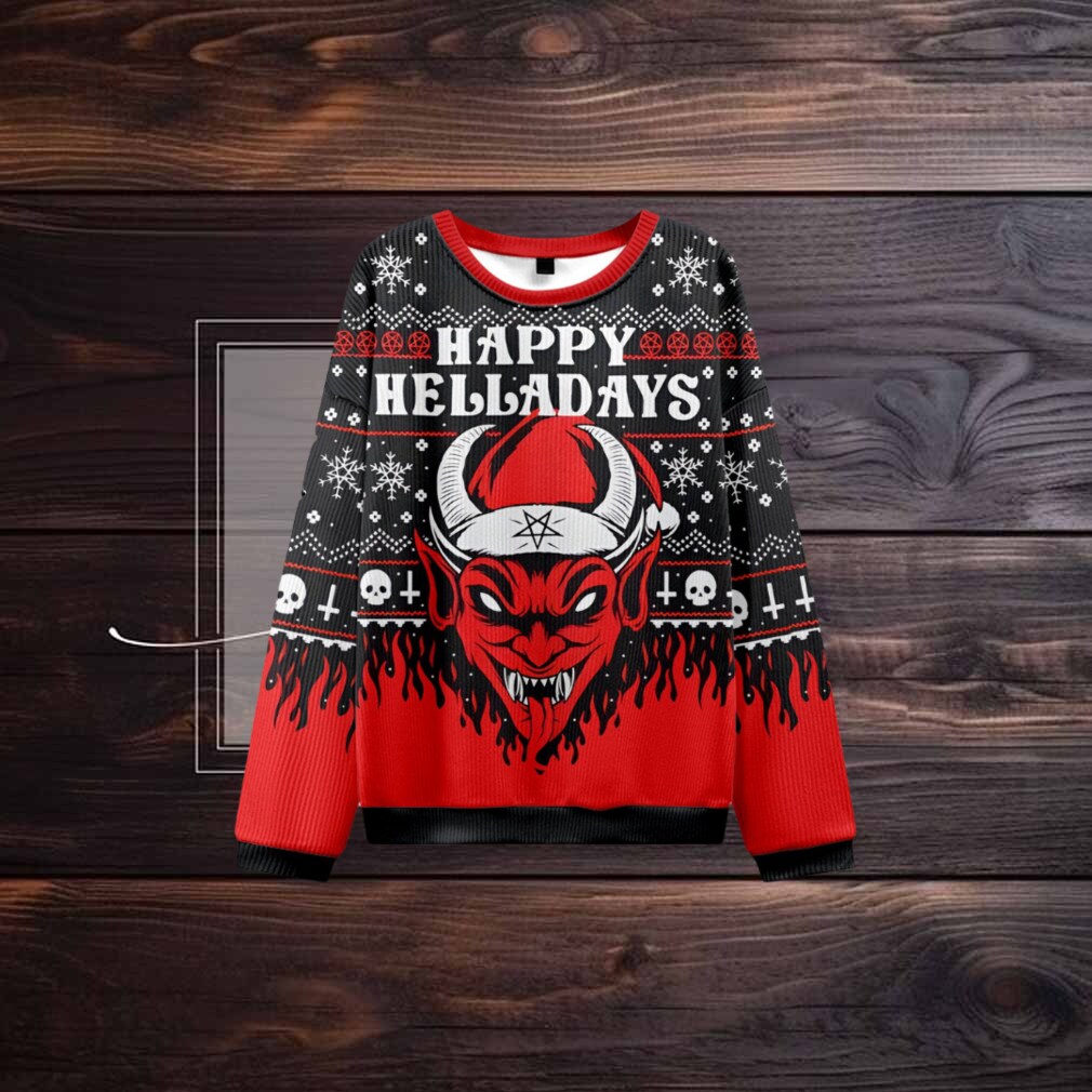 Happy Hell A Days Ugly Christmas Sweatshirt Happy Hell A Days Ugly Christmas Sweatshirt