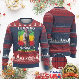 Harriet Tubman Ugly Christmas Sweater Leading The Way To Freedom Black History