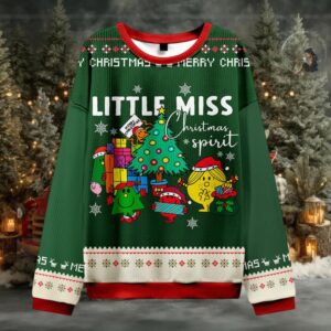 Having Christmas Spirit Teacher Ugly Knit Sweatshirt