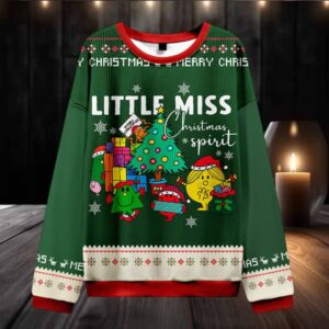 Having Christmas Spirit Teacher Ugly Knit Sweatshirt