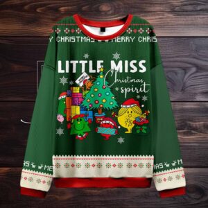 Having Christmas Spirit Teacher Ugly Knit Sweatshirt