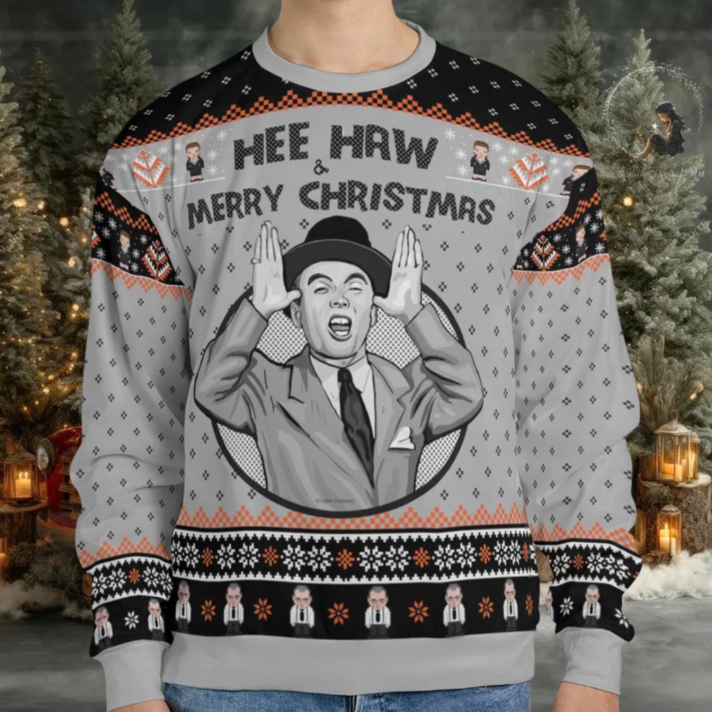 Hee Haw and Merry Christmas Ugly Christmas Sweatshirt