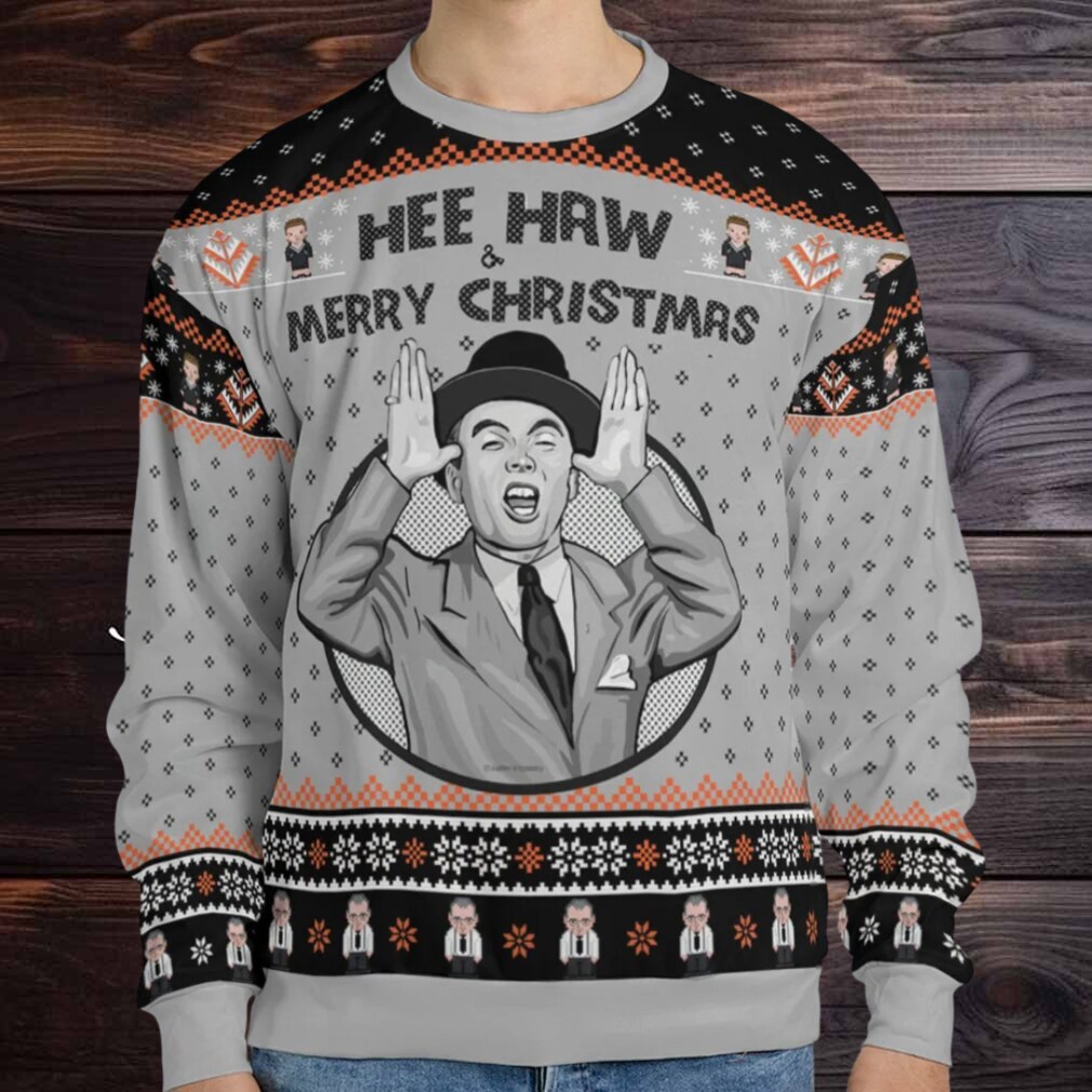 Hee Haw and Merry Christmas Ugly Christmas Sweatshirt