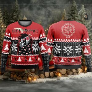 Hellsing God With Us Ugly Christmas Sweater Shirt Men Women For Sale