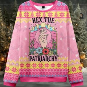 Hex The Patriarchy Ugly Christmas Sweater