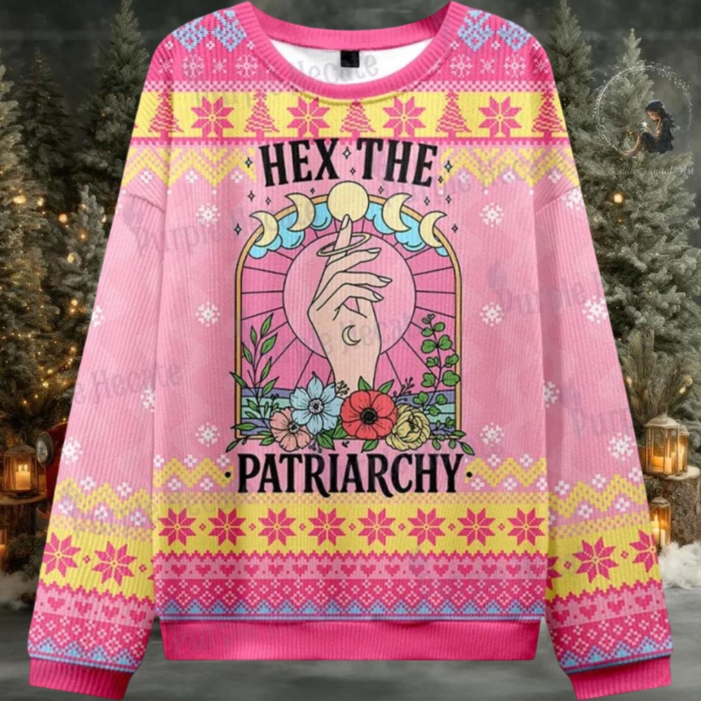 Hex The Patriarchy Ugly Christmas Sweater Hex The Patriarchy Ugly Christmas Sweater