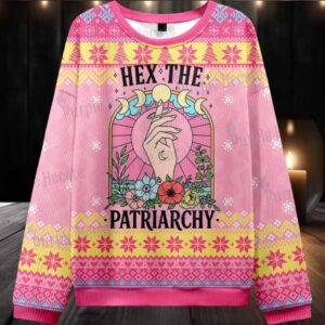 Hex The Patriarchy Ugly Christmas Sweater