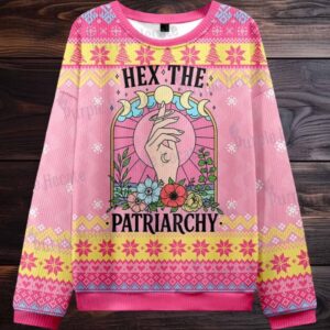 Hex The Patriarchy Ugly Christmas Sweater