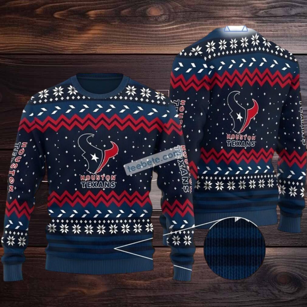Houston Texans Football Ugly Christmas Sweater Ladies Red Blue Houston Texans Football Ugly Christmas Sweater Ladies Red Blue