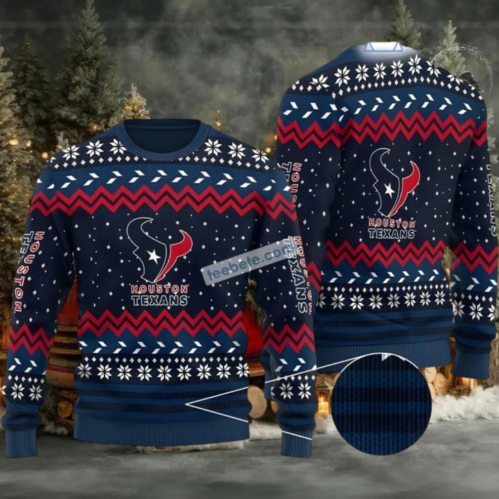 Houston Texans Football Ugly Christmas Sweater Ladies Red Blue Houston Texans Football Ugly Christmas Sweater Ladies Red Blue