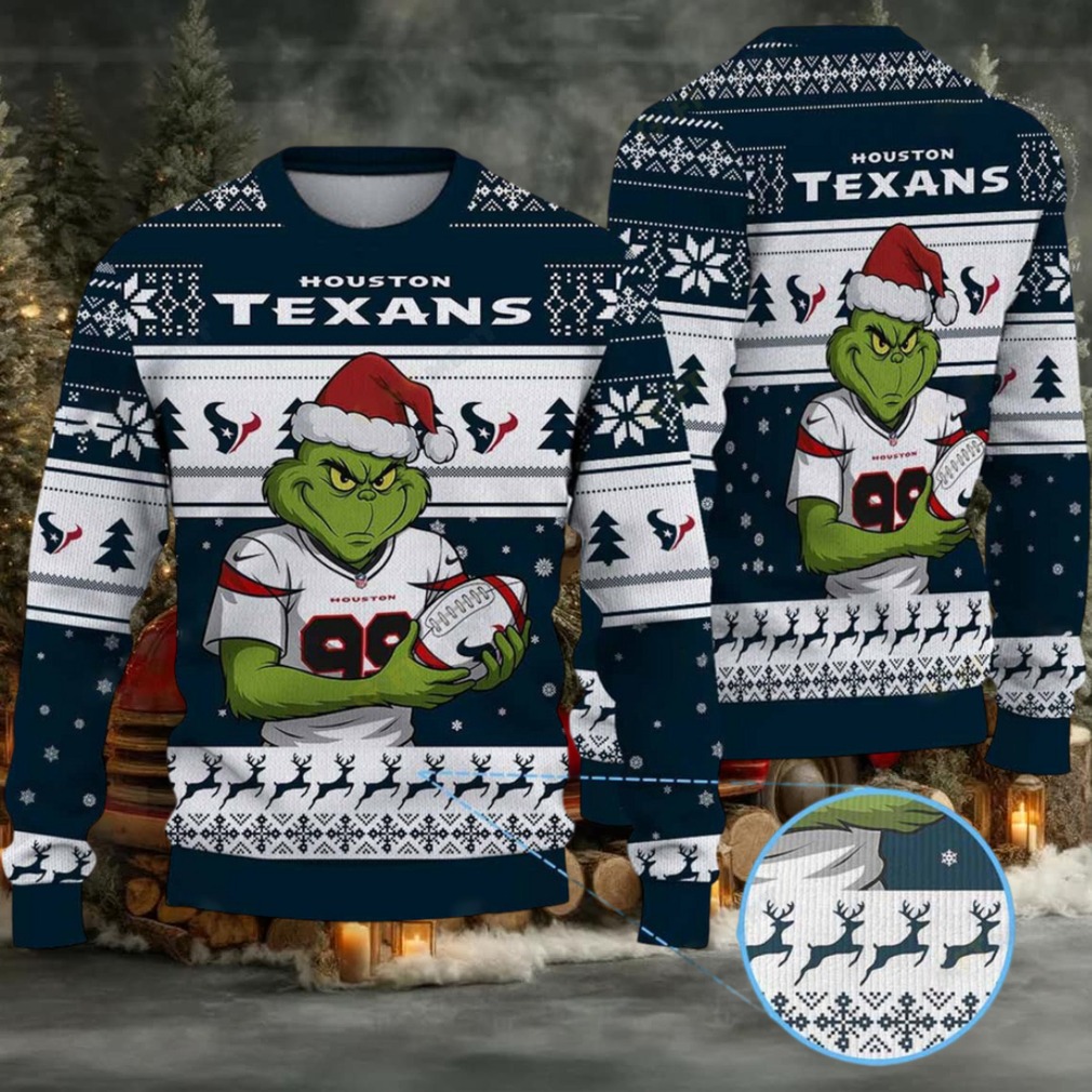 Houston Texans Grinch Ugly Christmas Sweater Houston Texans Grinch Ugly Christmas Sweater