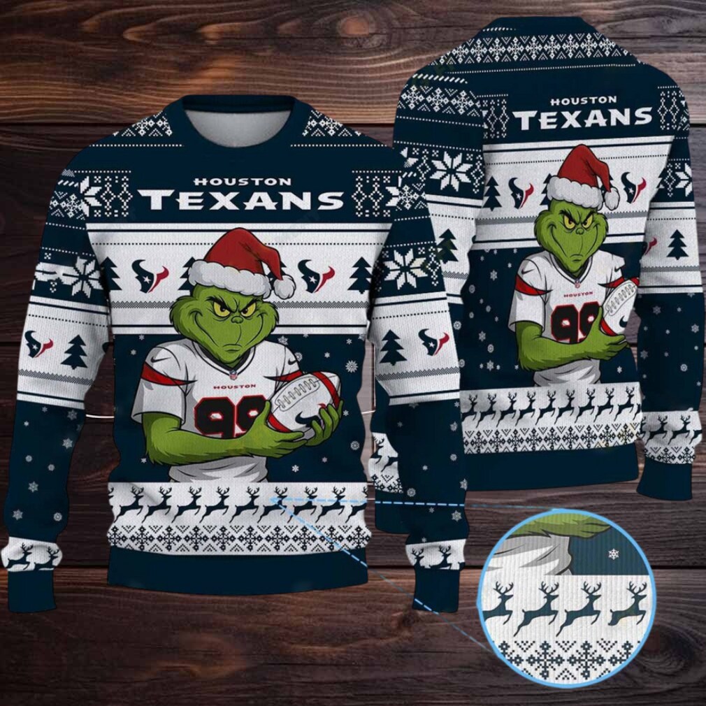 Houston Texans Grinch Ugly Christmas Sweater Houston Texans Grinch Ugly Christmas Sweater