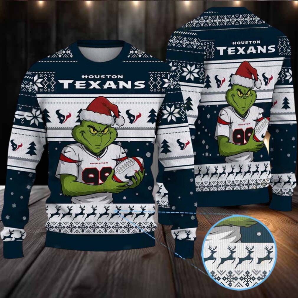 Houston Texans Grinch Ugly Christmas Sweater Houston Texans Grinch Ugly Christmas Sweater