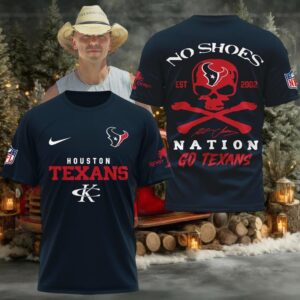 Houston Texans Kenny Chesney No Shoes Nation Go Texans Hoodie T Shirt