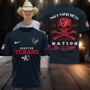 Houston Texans Kenny Chesney No Shoes Nation Go Texans Hoodie T Shirt