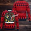 Houston Texans Santa Grinch Ugly Christmas Sweater Black Red Houston Texans Santa Grinch Ugly Christmas Sweater Black Red