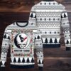 Buffalo Bills Jack Skellington Ugly Christmas Sweater Funny Black Blue