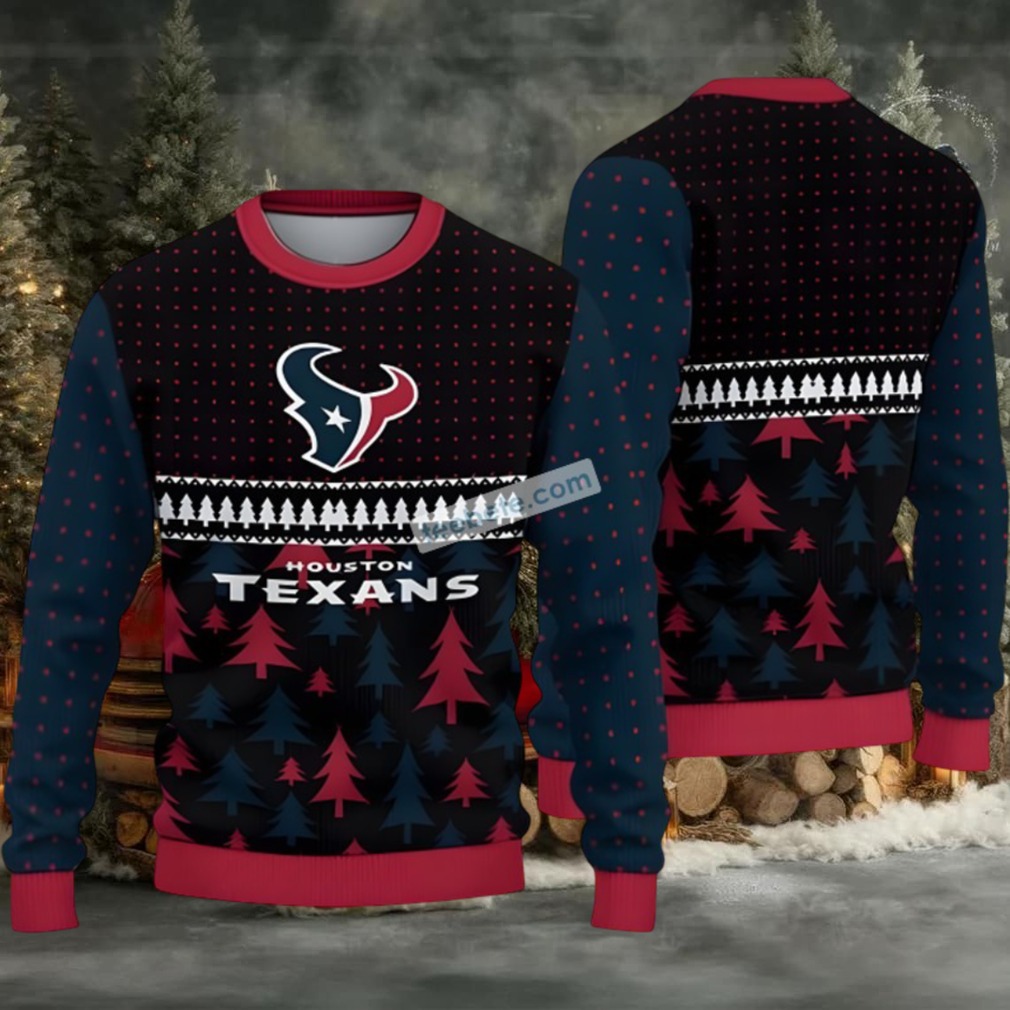Houston Texans Ugly Christmas Sweater Family Blue Red Houston Texans Ugly Christmas Sweater Family Blue Red