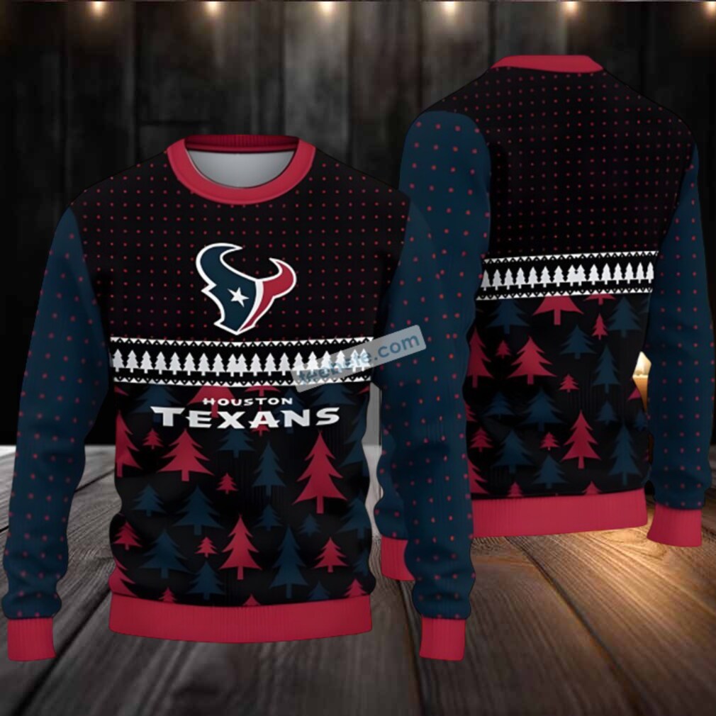 Houston Texans Ugly Christmas Sweater Family Blue Red Houston Texans Ugly Christmas Sweater Family Blue Red
