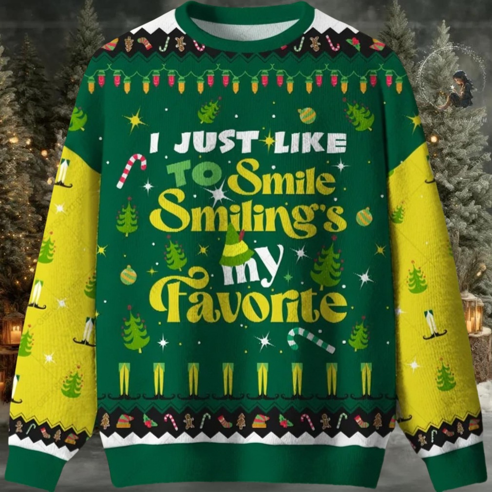 I Just Like To Smile Ugly Christmas Sweater I Just Like To Smile Ugly Christmas Sweater