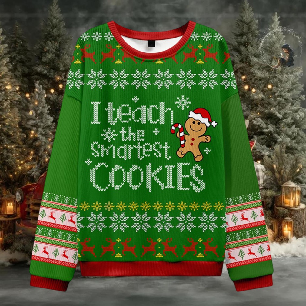 I Teach The Smartest Cookies Teacher Ugly Knit Sweatshirt I Teach The Smartest Cookies Teacher Ugly Knit Sweatshirt