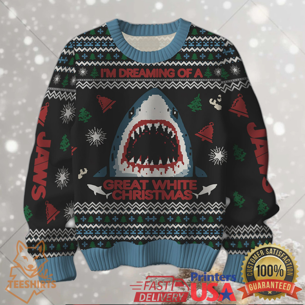 I’m Dreaming of a Great White Christmas Shark Ugly Sweater I’m Dreaming of a Great White Christmas Shark Ugly Sweater