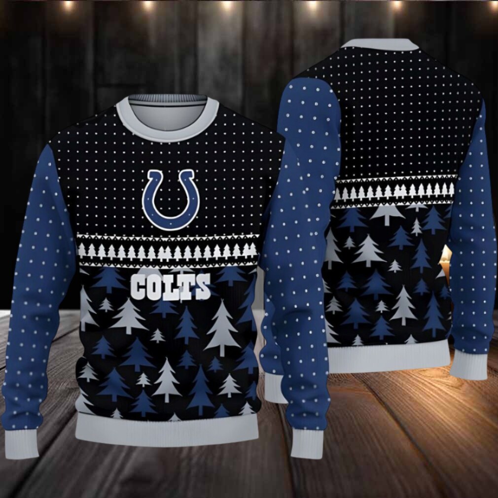 Indianapolis Colts Blue Winter Festive Ugly Christmas Sweater Mens Womens For Sale Indianapolis Colts Blue Winter Festive Ugly Christmas Sweater Mens Womens For Sale