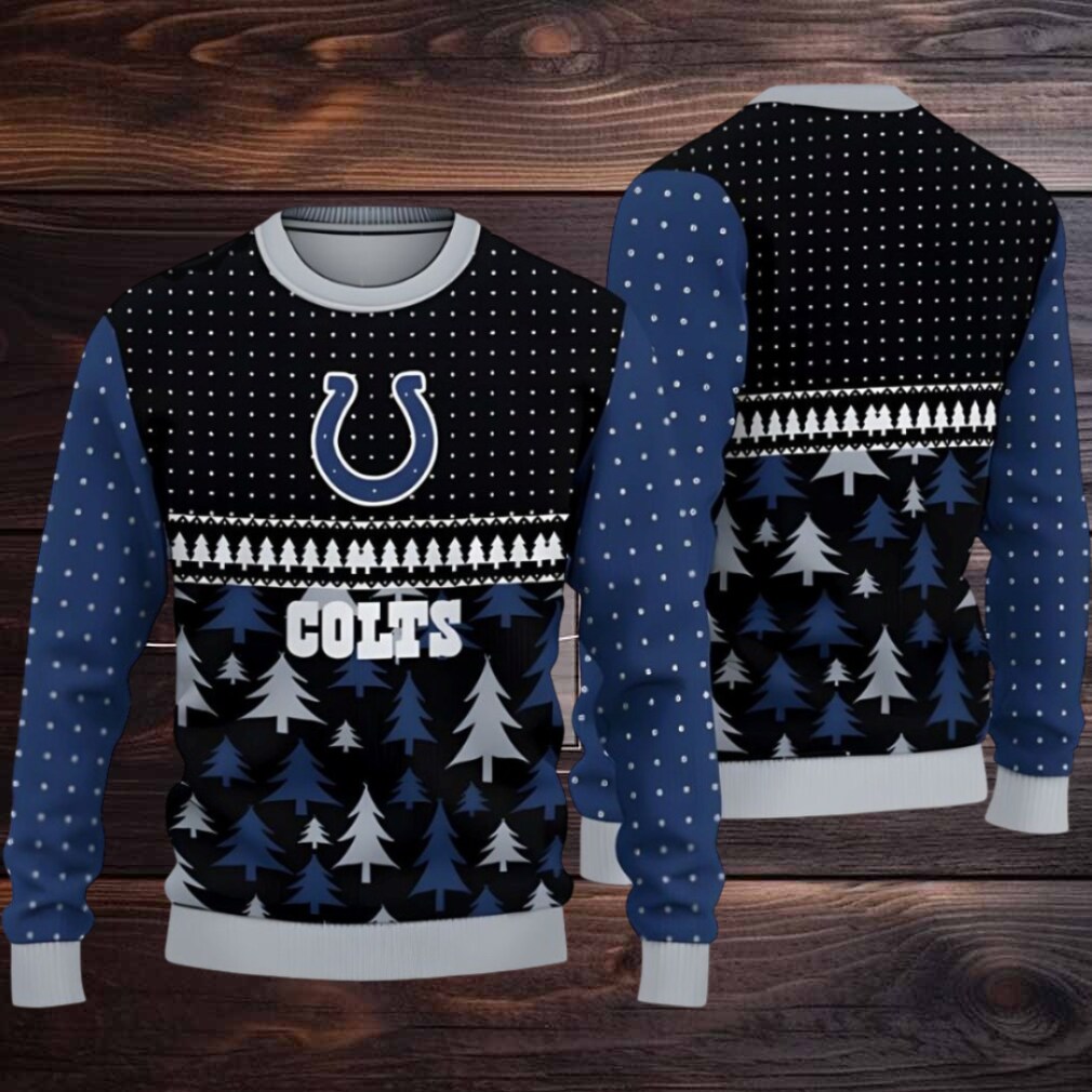 Indianapolis Colts Blue Winter Festive Ugly Christmas Sweater Mens Womens For Sale Indianapolis Colts Blue Winter Festive Ugly Christmas Sweater Mens Womens For Sale