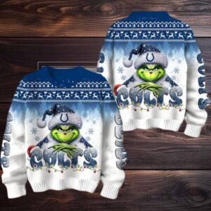 Indianapolis Colts Grinch Stolen Christmas Sweater