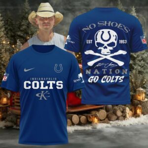 Indianapolis Colts Kenny Chesney No Shoes Nation Go Colts Hoodie T Shirt