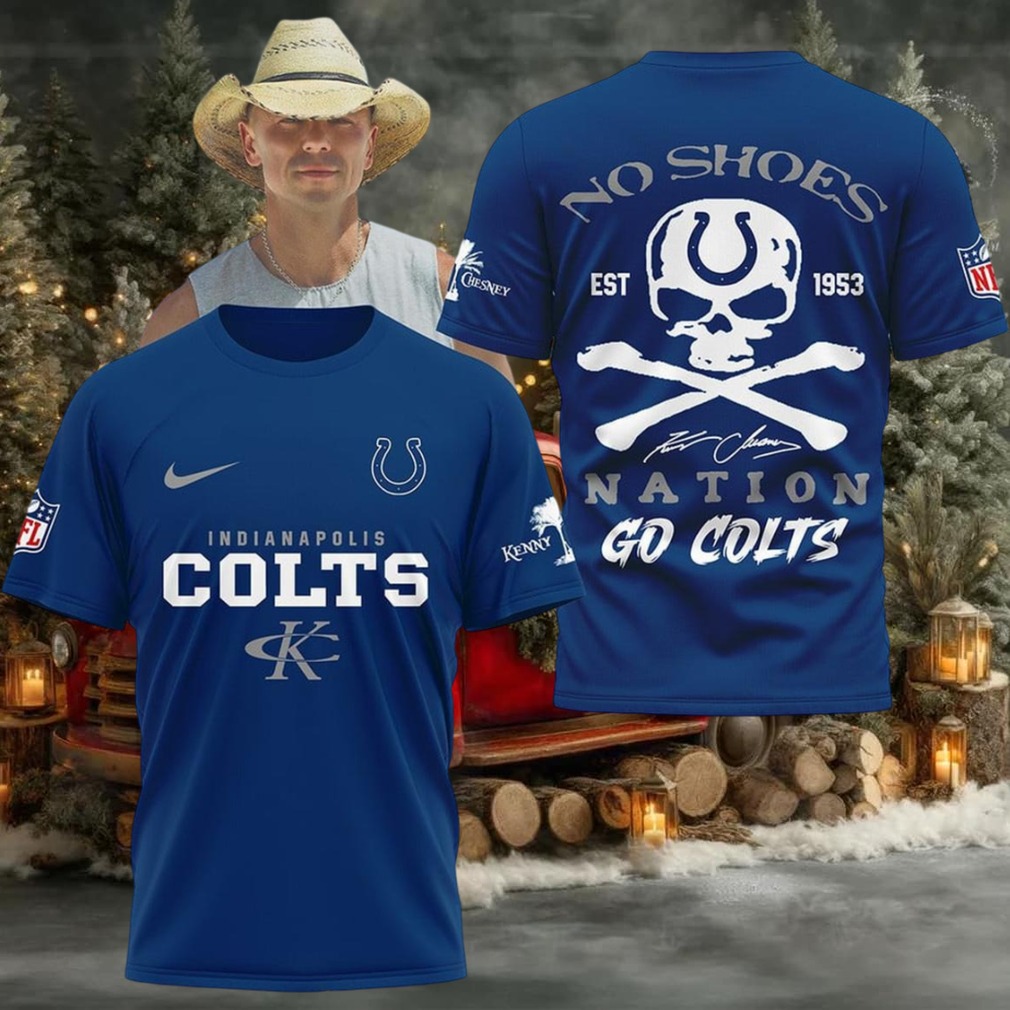 Indianapolis Colts Kenny Chesney No Shoes Nation Go Colts Hoodie T Shirt Indianapolis Colts Kenny Chesney No Shoes Nation Go Colts Hoodie T Shirt