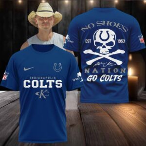 Indianapolis Colts Kenny Chesney No Shoes Nation Go Colts Hoodie T Shirt