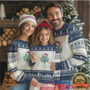 Irish Xmas Ugly Christmas Sweater Irish You A Merry Christmas Celtic Shamrock